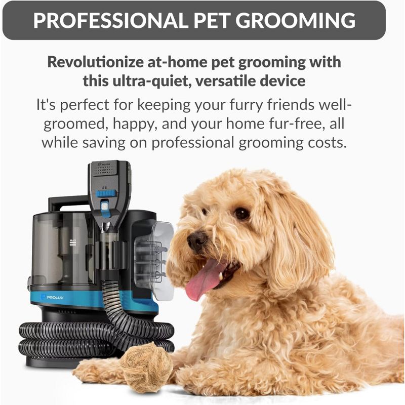 Prolux 4 in 1 Bagless Pet Grooming Vacuum, 2 of 6