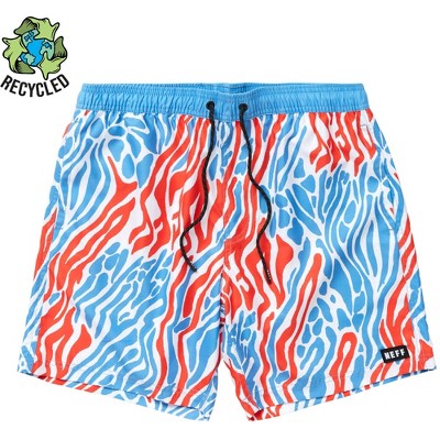 Men's NEFF Leopard Pebble Hot Tub Swim Trunks