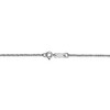 Black Bow Jewelry 1.1mm, 14k White Gold, Ropa Chain Necklace - 4 of 4