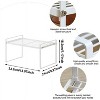 LunaLulinlk Iron Layered Kitchen Cupboard Organiser Shelf, Cabinet Countertop Storage Rack, Home Storage Holder Shelf for Kitchen Pantry - 2 of 4