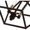 Livex Lighting Devone 3 - Light Semi-Flush Mount in  Bronze/Antique Brass - 2 of 4
