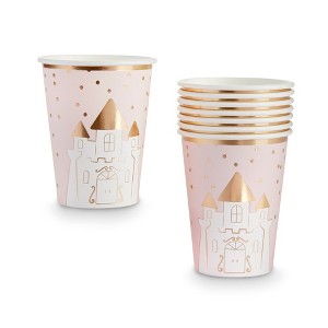 Kate Aspen Princess 8 oz. Paper Cups (Set of 32) | 28450NA - 1 of 4