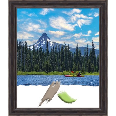 Amanti Art Rustic Pine Narrow Wood Picture Frame