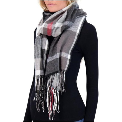 grey scarves for women