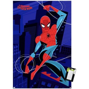 Trends International Marvel Spider-Man: Geometic Hero - Swing Unframed Wall Poster Prints - 1 of 4