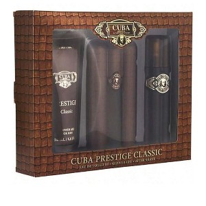 Cuba Prestige Classic by Cuba for Men - 3 Pc Gift Set 3oz EDT Spray, 6.7oz Shower Gel, 3.3oz After Shave - 1 of 1
