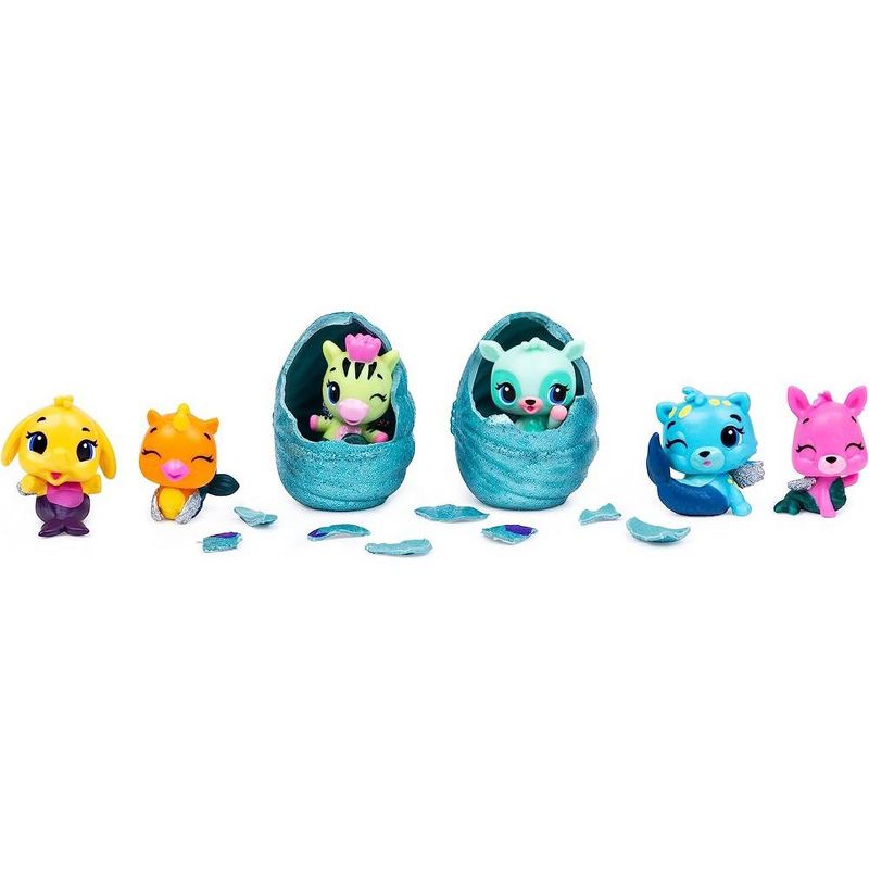 Hatchimals CollEGGtibles, Mermal Magic Underwater Aquarium with 8 Exclusive Characters, for Ages 5 and up, 3 of 4