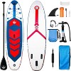 Nasitip 10'6" Inflatable Stand Up Paddle Board with Paddle & Accessories, Stable Non-Slip Deck, SUP for Adults & Youth - 2 of 4