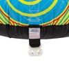 Connelly 67221001 Spin Cycle 54 Inch Single 1 Person Inflatable Boat Towing Donut Inner Tube with Speed Valve and Safety Straps, Green - 4 of 4
