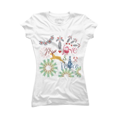 Junior's Design By Humans Christmas By famenxt T-Shirt