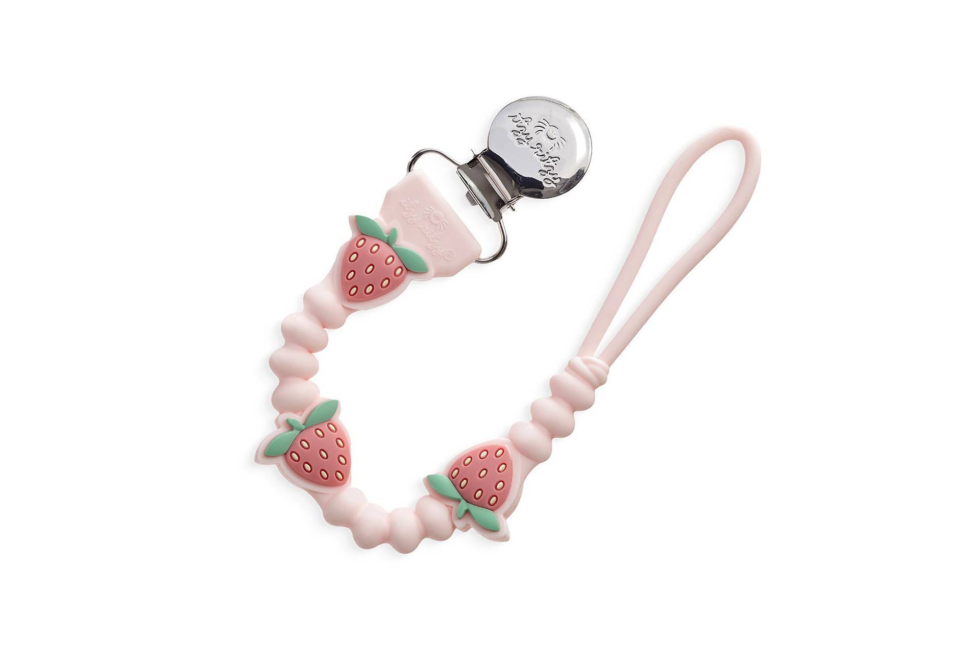 Itzy Ritzy Beaded Pacifier Clip - Universal Fit, Silicone Holder