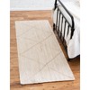Unique Loom Braided Jute Trellis Solid Indoor Braided Area Rug - 4 of 4