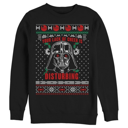 Men's Star Wars Ugly Christmas Sith Lord Sweatshirt - image 1 of 3