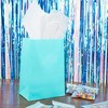 Sparkle and Bash 36-Pack Medium Gift Bags with Handles, Aqua Blue (7 x 10 x 4 in) - 2 of 4