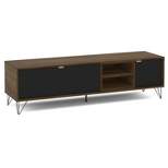 Montreal TV Stand for TVs up to 60" Dark Brown/Black - Polifurniture