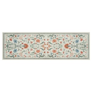BAGOKIE Boho Floral Kitchen Runner Rug Soft Low-Pile Carpet Runners for Hallways EntryWay - 1 of 4