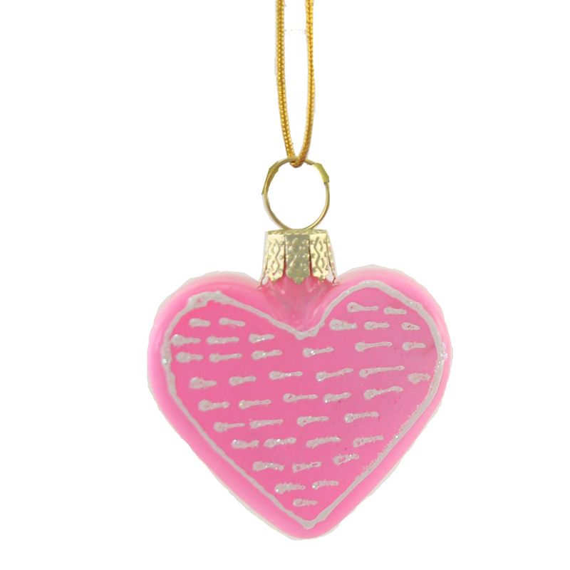 Cody Foster 1.5 Inch Tiny Hearts Set/5 Love Sweetheart Valentine Tree Ornaments, 4 of 7