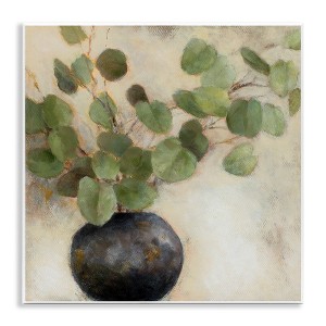 Stupell Industries Green Potted Eucalyptus Leaves, 12" x 12" - 1 of 4