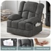 CAVINAS Recliner Sofa Chair with Side Pocket and Long Foot Rest,Adjustable Single Sofa with Soft Cushion Seat,Recliner Couch for Living Room - 4 of 4