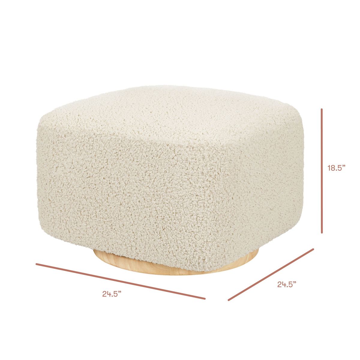 Babyletto Kiwi Gliding Ottoman - thumbnail 8