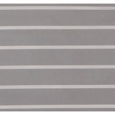 Gray Full/Queen Microfiber Modern Stripe Duvet Cover Set