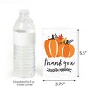 Big Dot of Happiness Fall Pumpkin - Halloween or Thanksgiving Party Thank You Cards (8 count) - 3 of 4
