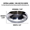 Unspill-a-Bowl® Stainless Steel Double Dog Bowl & Stand Bundle - Paws Pattern | No Spill, Long Ears, Slow Feeding - 2 of 3