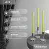 10 inch Taper Candles Set of 4 - Dripless Taper Candles and Unscented Candlesticks - Perfect as Dinner Candles and Household Candles - 3 of 4