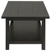 Kumasinova 47.25" Farmhouse Coffee Table,Rectangular Center Table with Open Storage Shelf for Living Room,Office,Bedroom - 4 of 4