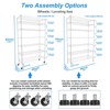 NicBex 82.00" 6-Tier Bookshelf with Adjustable Shelves & Wheels Bookcases for Living Room Home Office - 4 of 4