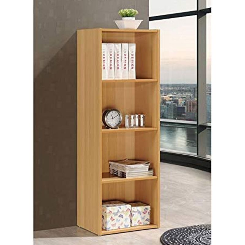 Hodedah 12 x 16 x 47 Inch 4 Shelf Bookcase and Office Organizer Solution for Living Room, Bedroom, Office, or Nursery, 4 of 7