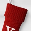 Knit Monogram Christmas Stocking Red - Wondershop™ - 3 of 3