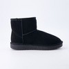 CUSHIONAIRE Women's Hipster Pull-On Ankle Boots with Memory Foam - Comfortable Winter Footwear, Slip-On Suede Booties, Durable Sole - 4 of 4