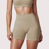 Anna-Kaci Active Women's High Waist Compression Biker Shorts with Sculpting Seam Detail and Stretch Fit Fabric - 4 of 4