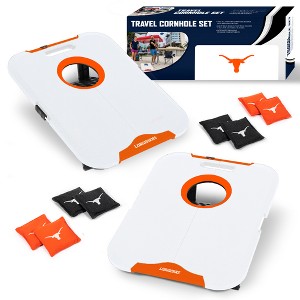 NCAA Texas Longhorns All-Weather Travel Cornhole Set - 1 of 4