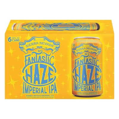 Sierra Nevada Fantastic Haze Imperial IPA Beer - 6pk/12 fl oz Cans