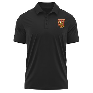Tuskegee University Adult Polo Left Chest Logo, Athletic Heather - 1 of 4