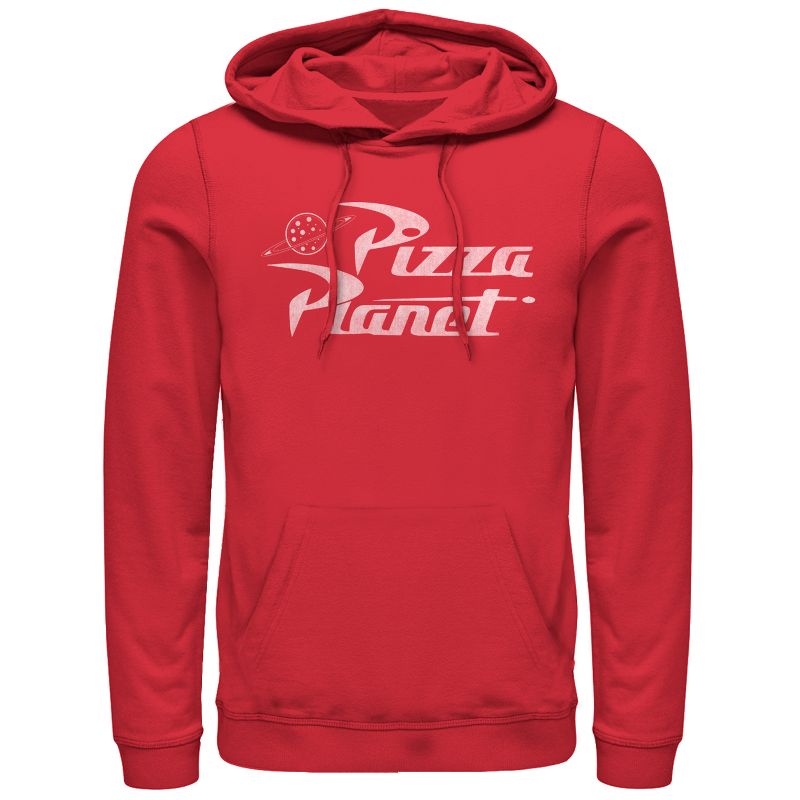Men's Toy Story Pizza Planet Logo Pull Over Hoodie, 1 of 5