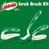 Libman Scrub Brush Kit | for Grout, Tile, Bathroom, Carpet, Kitchen, and Household Messes | Strong Fibers for Tough Cleaning - image 3 of 4