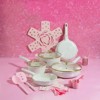 LunaLulink white 24 Piece Clean Ceramic Nonstick Cast Aluminum Cookware Set - 2 of 4