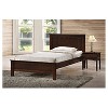 Twin Schiuma Wood Contemporary Bed Cappuccino - Baxton Studio - 4 of 4