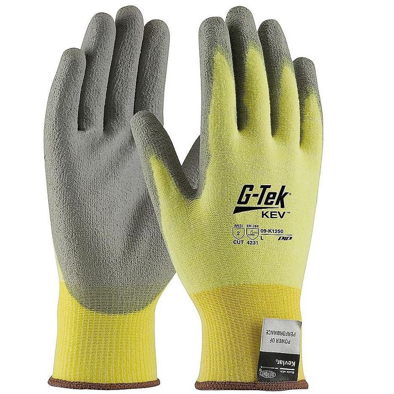 PIP G-Tek Kevlar/Lycra Polyurethane Gloves 09-K1250/L, 2 of 3