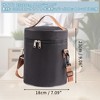 Unique Bargains Cylindrical Insulated Lunch Tote Bag 1 Pc - 2 of 4