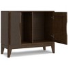 WyndenHall Pearson 2 Door Sideboard Buffet / Storage Cabinet Walnut Brown - 2 of 4