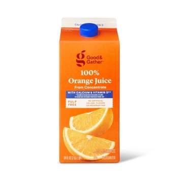 Pulp Free 100% Orange Juice From Concentrate w/ Calcium & Vitamin D - 64 fl oz - Good & Gather™