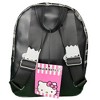 Hello Kitty Black & White 10" Mini Deluxe Backpack with 1 Front pocket - 4 of 4
