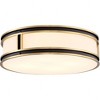 Savoy House Alberti 4 - Light Flush Mount in  Matte Black/Warm Brass - 3 of 3