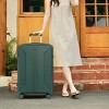 TopComfy Luggage 20 24 28 Inch Travel Suitcase Spinner Wheel Luggage Set Combination Lock Travel Suitcase Set for Travel, Green, 19.49"*12.8"*29.53" - 2 of 4