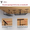 Shuntong 4'x8' The Atlas Pro Overhead Garage Storage Rack 1100 lbs Weight Capacity Hammertone Finish Black - 4 of 4