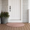 Colonial Mills Ibiza Woven Chevron Doormats - Scarlet 60” x 60” - 2 of 3